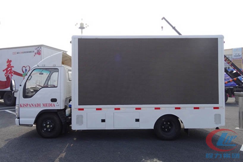 湖北不朽情缘官网登录入口五十铃led广告宣传车侧面图