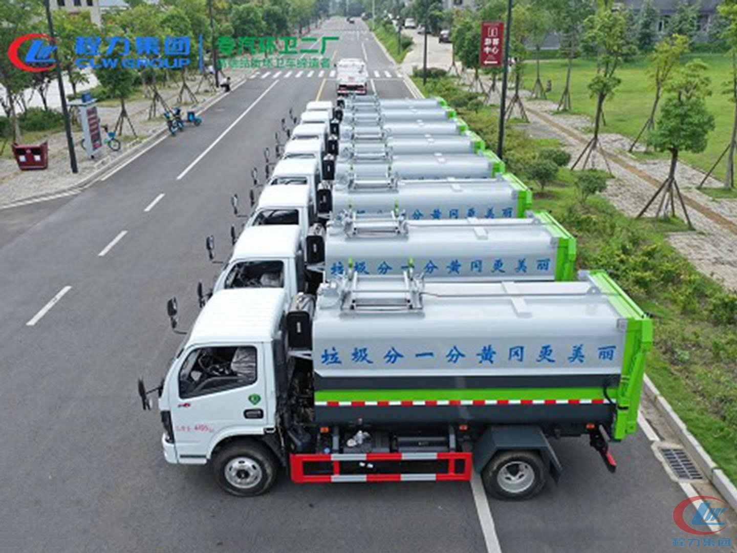 不朽情缘官网登录入口集团国六东风福瑞卡5方餐厨垃圾车批量交车