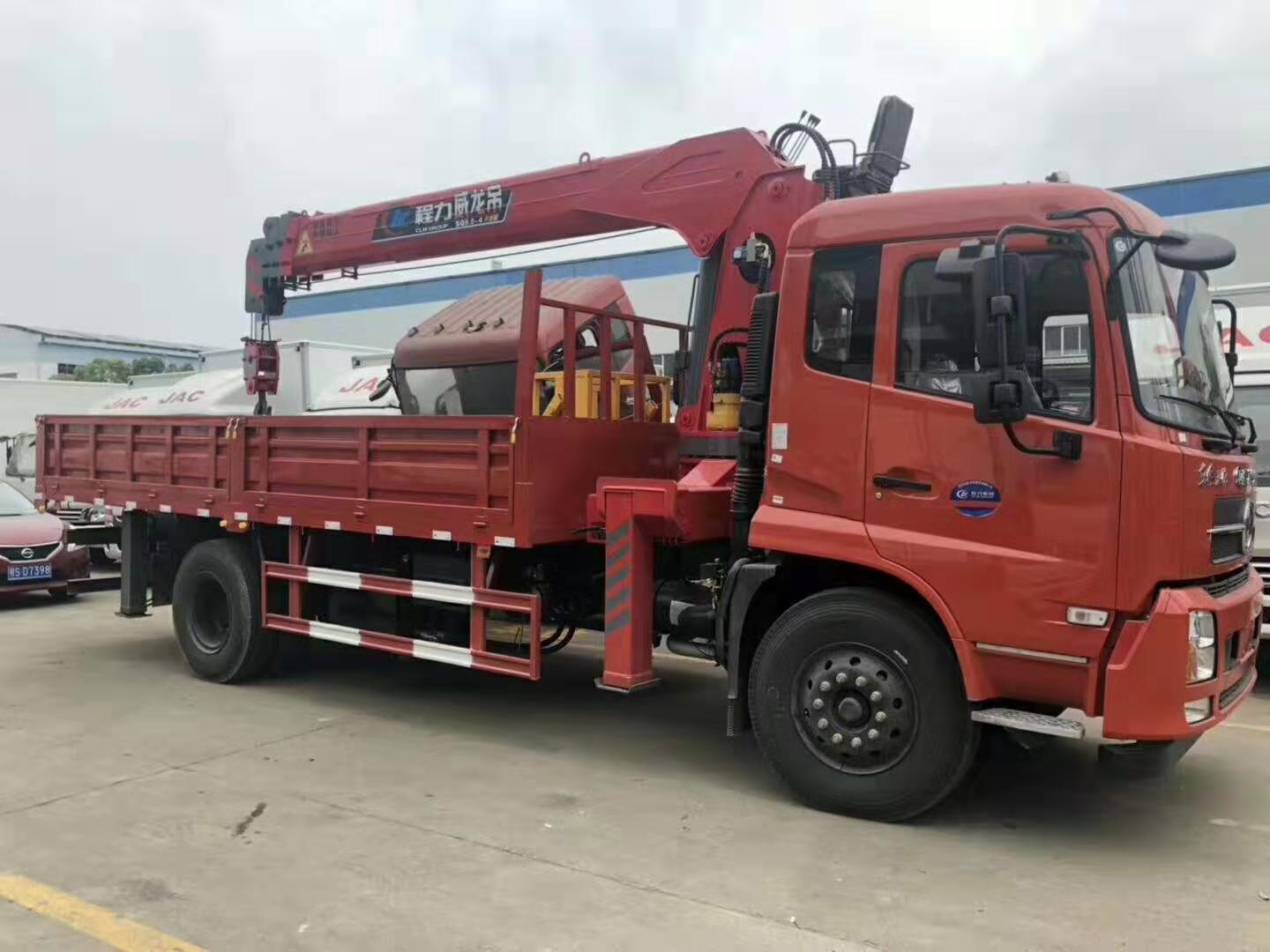 不朽情缘官网登录入口东风天锦8吨随车吊侧面图