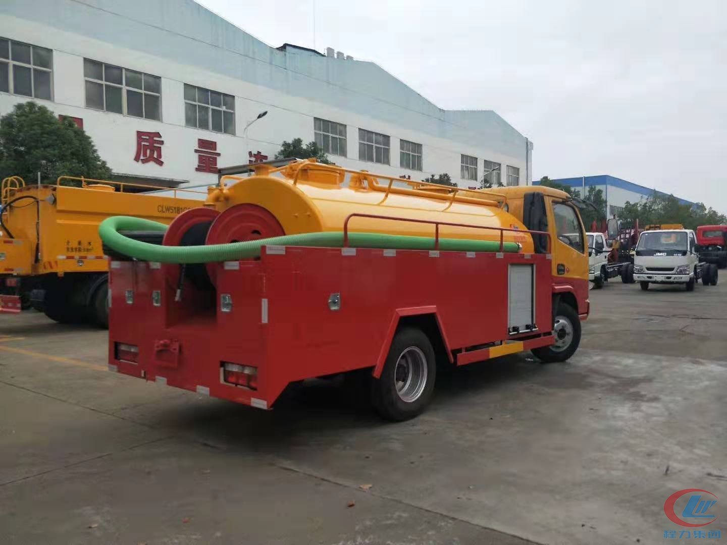 不朽情缘官网登录入口东风多利卡D6蓝牌疏通车吸粪车