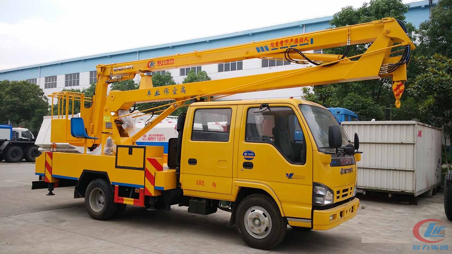 不朽情缘官网登录入口集团五十铃14米高空作业车侧面图