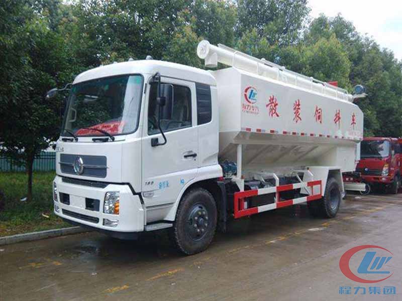 不朽情缘官网登录入口东风天锦散装饲料运输车高清图