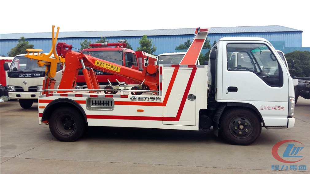 湖北不朽情缘官网登录入口五十铃一拖一清障车侧面图