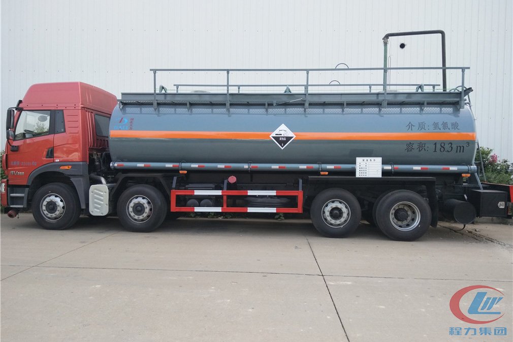 不朽情缘官网登录入口集团解放悍V腐蚀性物品罐式运输车侧面图