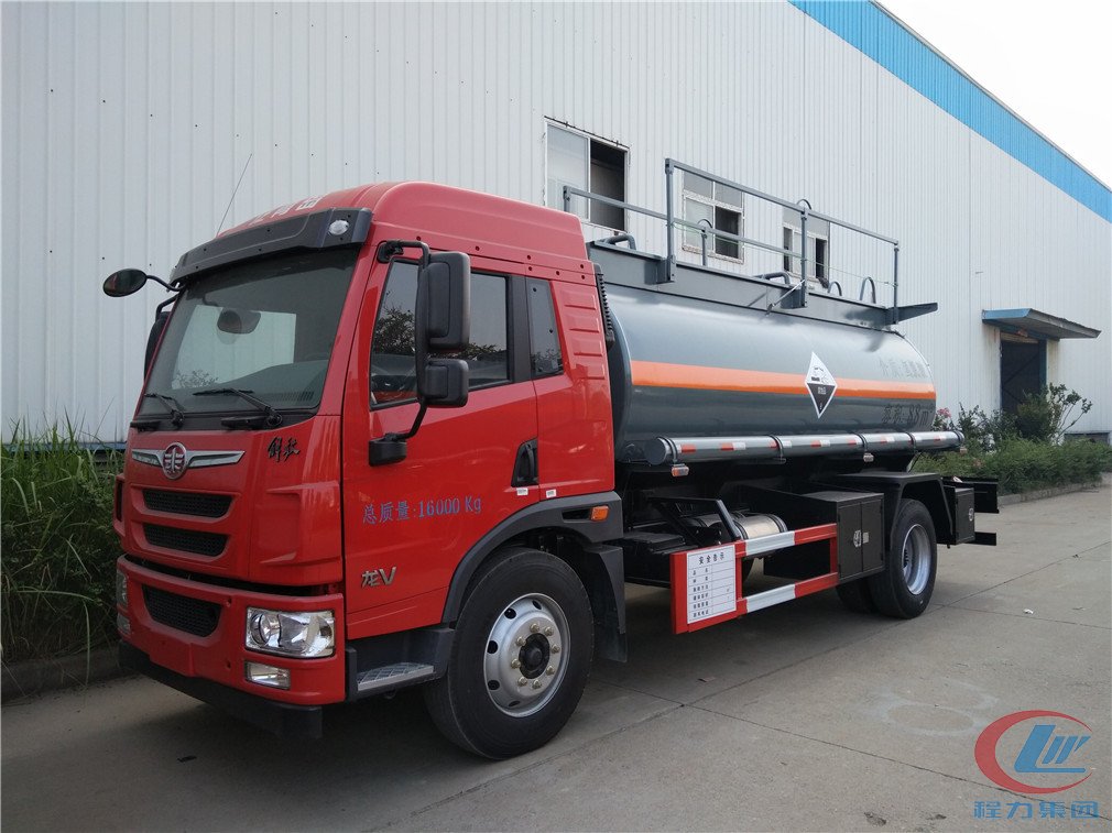 不朽情缘官网登录入口集团解放龙V腐蚀性物品罐式运输车侧面图