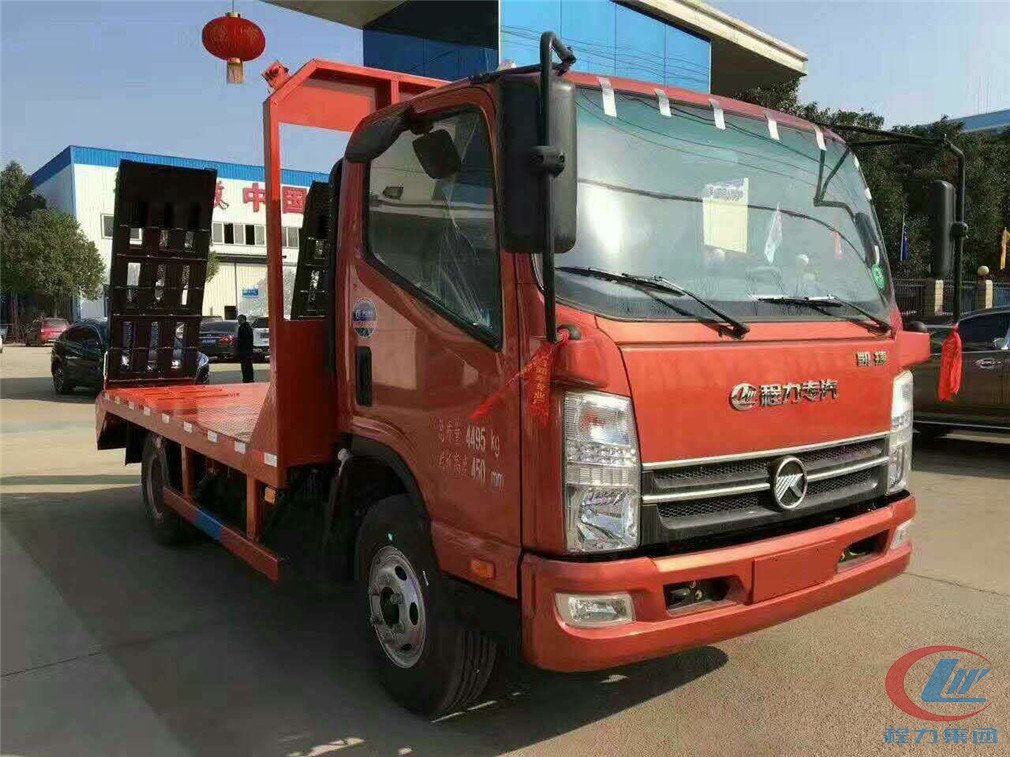 不朽情缘官网登录入口集团凯马蓝牌平板运输车侧面图