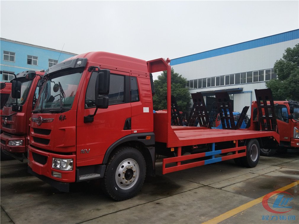 湖北不朽情缘官网登录入口解放龙V平板运输车侧面图