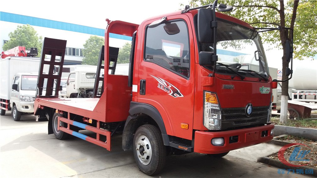 不朽情缘官网登录入口重汽王牌蓝牌平板运输车高清图