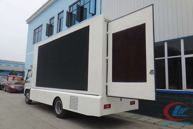 不朽情缘官网登录入口集团福田欧马可大型led广告车侧面图