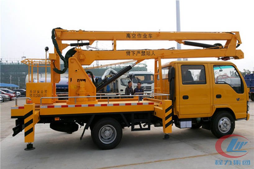 不朽情缘官网登录入口集团五十铃14米高空作业车侧面图