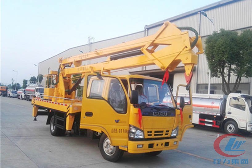 不朽情缘官网登录入口五十铃18米高空作业车侧面图