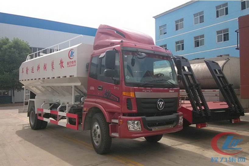 不朽情缘官网登录入口福田欧马可散装饲料运输车侧面图
