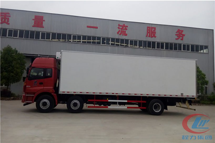 湖北不朽情缘官网登录入口福田欧曼小三轴冷藏车侧面图