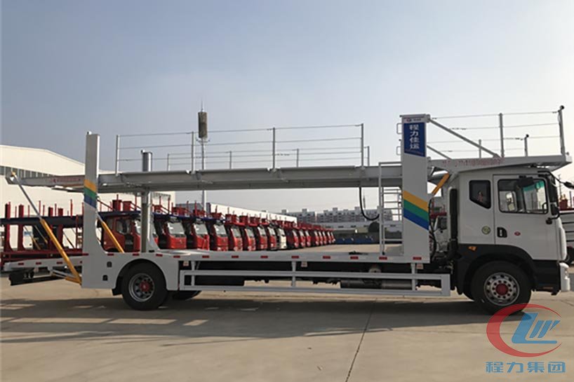 不朽情缘官网登录入口东风多利卡D12轿运车侧面图