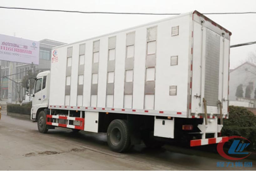 湖北不朽情缘官网登录入口天锦恒温型畜禽运输车侧面图