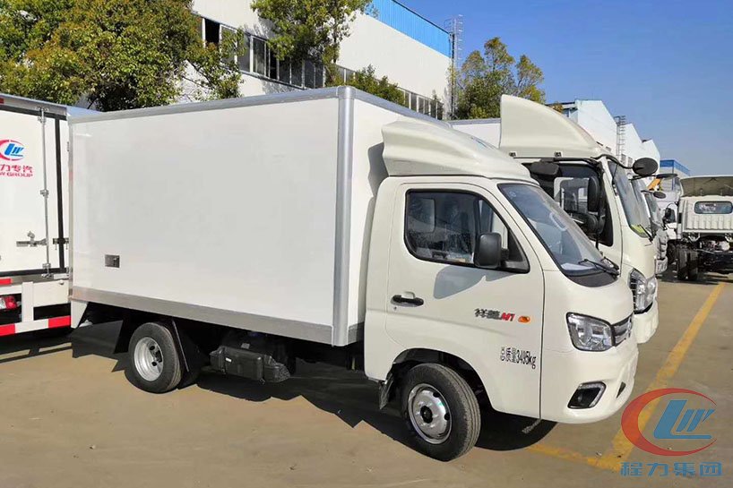 不朽情缘官网登录入口专汽福田祥菱M1后双轮冷藏车侧面图